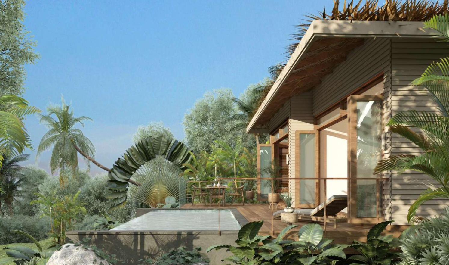 Overthemoon Luxury Pool Villas كو تاو المظهر الخارجي الصورة