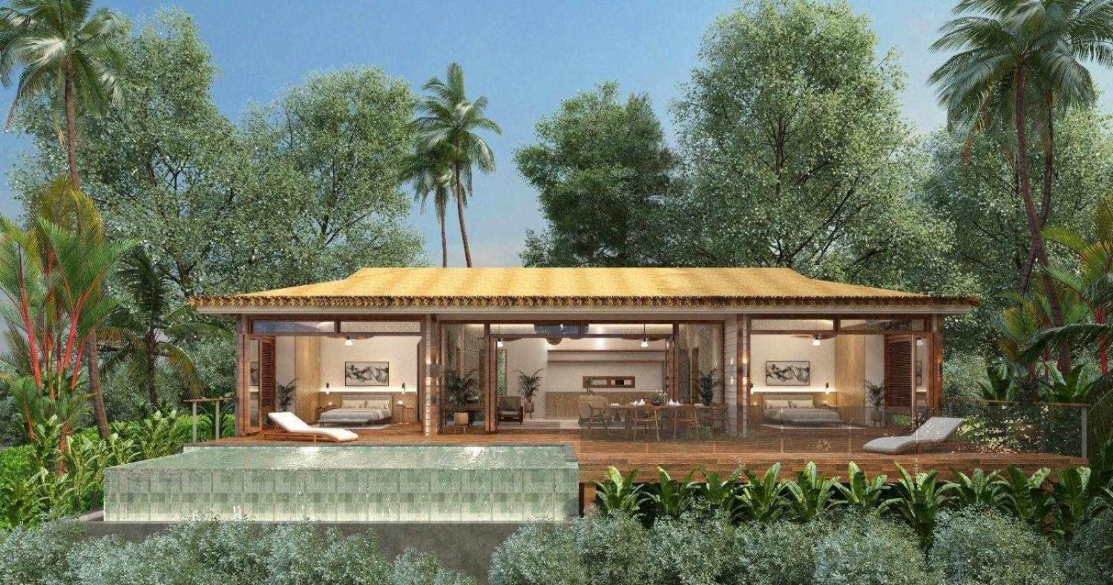 Overthemoon Luxury Pool Villas كو تاو المظهر الخارجي الصورة